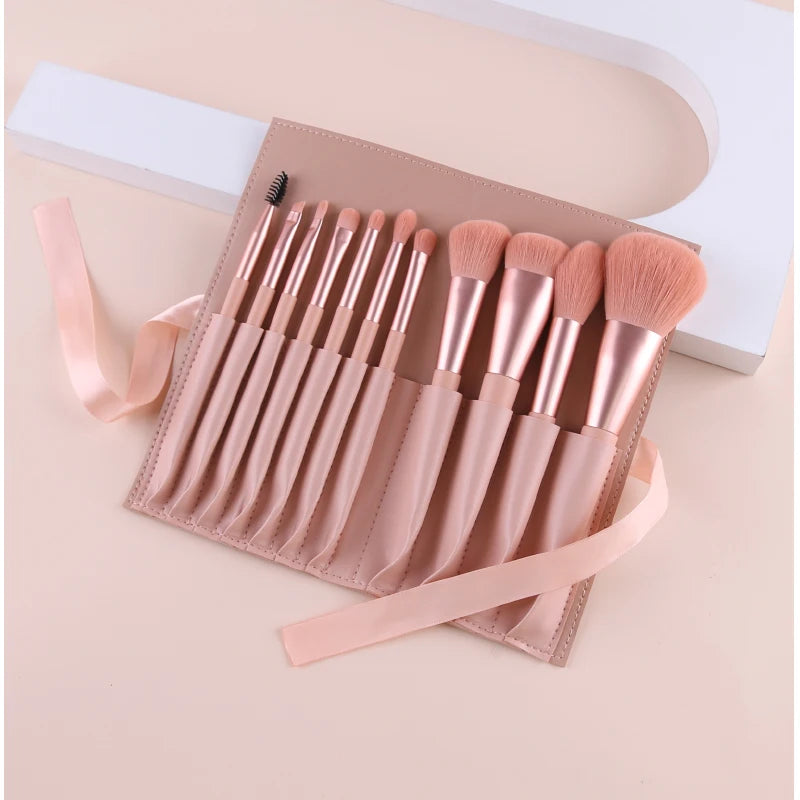 Zoreya 11Pcs Makeup Brushes Set Eyeshadow Eyebrow Brush   Beauty Make up Blending Tools Concealer Cosmetics Tool