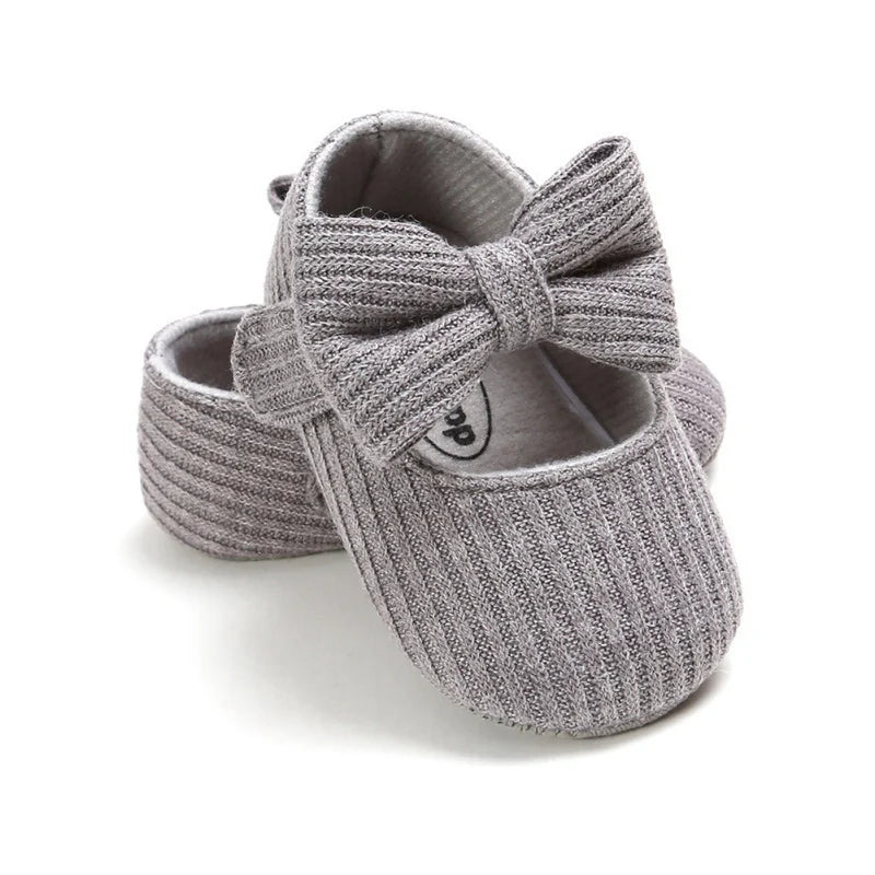 Baywell Spring Baby Girl Princess Shoes 1 Year Casual Anti-Slip Bow Sneakers Autumn Toddler Soft Soled First Walkers 0-18 Months