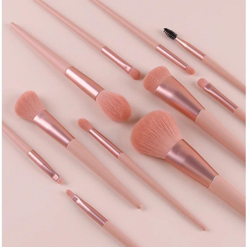 Zoreya 11Pcs Makeup Brushes Set Eyeshadow Eyebrow Brush   Beauty Make up Blending Tools Concealer Cosmetics Tool