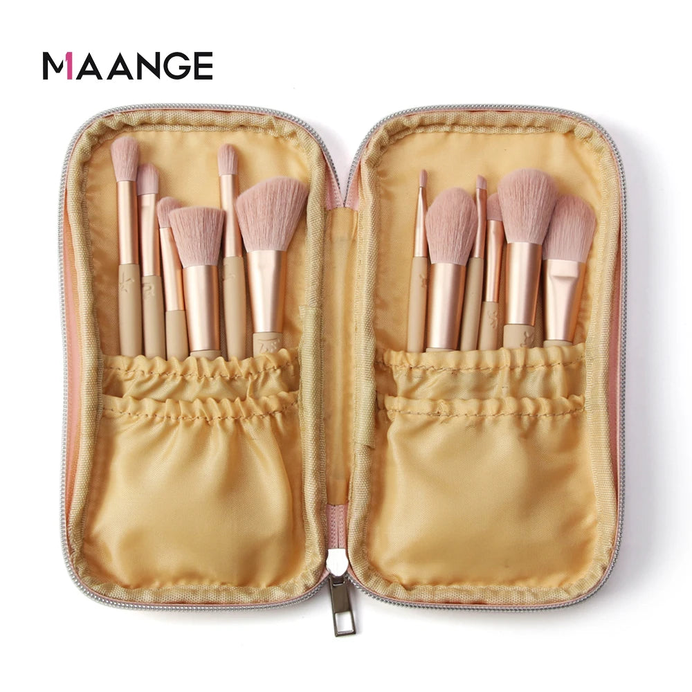 12 pcs Make up Brushes Set 3D Zodiac Shaped Professional Cosmetic Eyeshadow Eyebrow Multi-function Makeup Tools