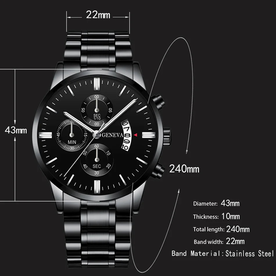 Original Brand Luxury Men's Fashion Watches Men's Business Casual Analog Quartz Waterproof Watch Automatic Date Sport Men Watch