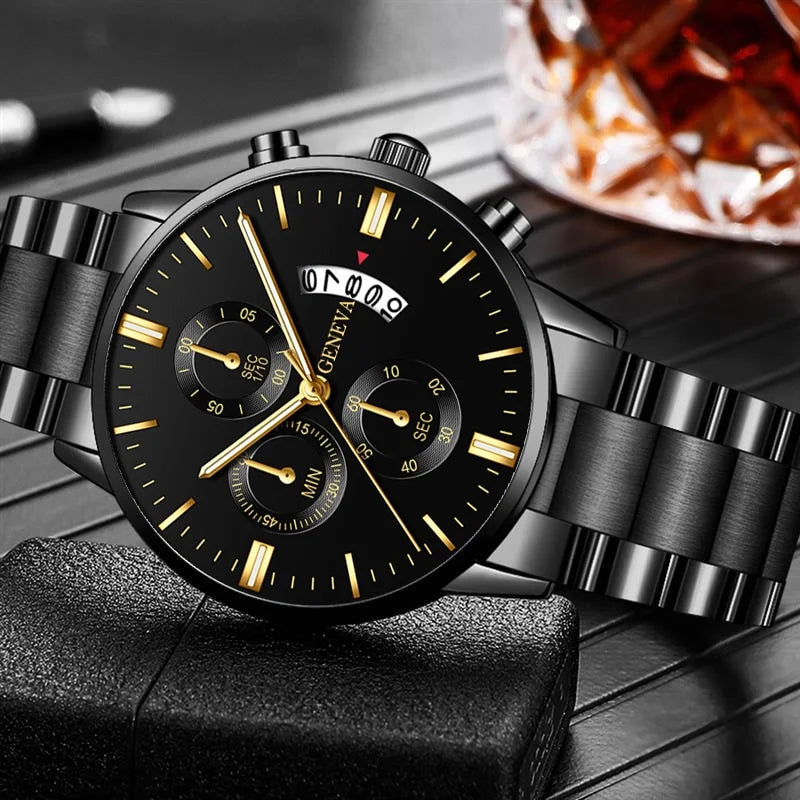 Original Brand Luxury Men's Fashion Watches Men's Business Casual Analog Quartz Waterproof Watch Automatic Date Sport Men Watch