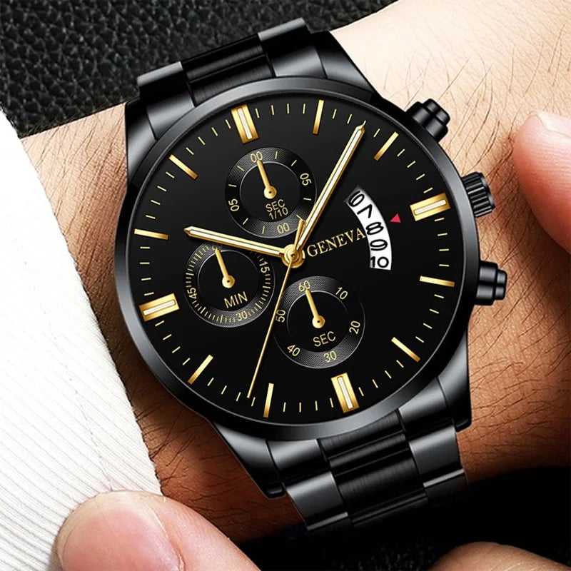 Original Brand Luxury Men's Fashion Watches Men's Business Casual Analog Quartz Waterproof Watch Automatic Date Sport Men Watch