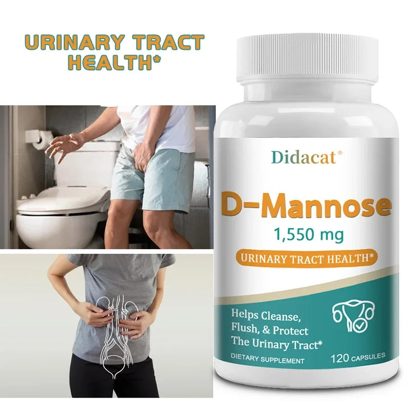 D-Mannose Supplement – Supports Male and Female Urethra and Bladder Health, Helping To Cleanse, Flush and Protect The Urethra