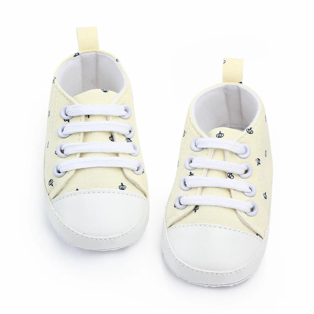 Soft Sole Shoes Baby Girls Boys Toddler Shoes Infant Canvas Shoes Little Boys Girls Crib Cotton Shoes 6 Months 12 Months