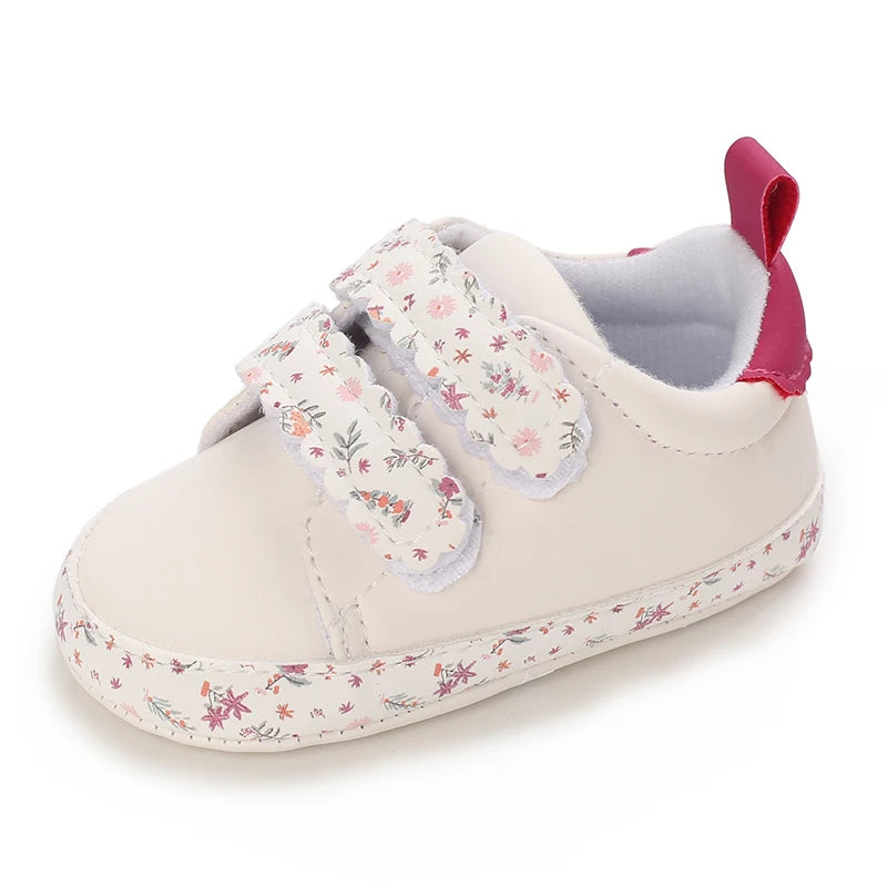 Fashion Baby Shoes Children White Sports Shoes For Girls Soft Flats Baby Toddler First Walkers Kids Sneakers Casual Infant Shoes