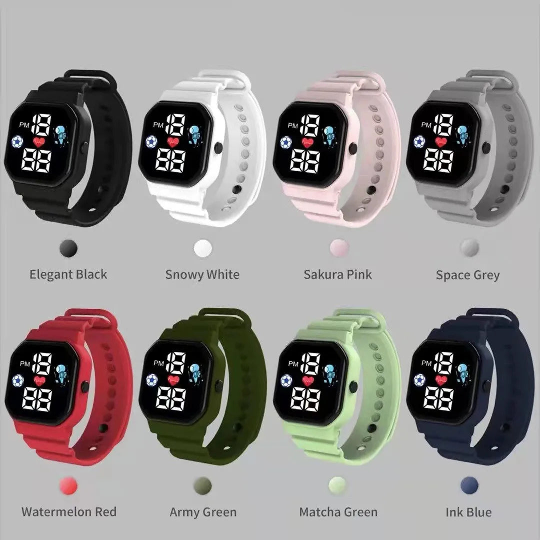 Simple LED Digital Watch for Kids Waterprood Sport Children's Electronic Wristwatch Casual Kids Watch Clock Gift montre enfant