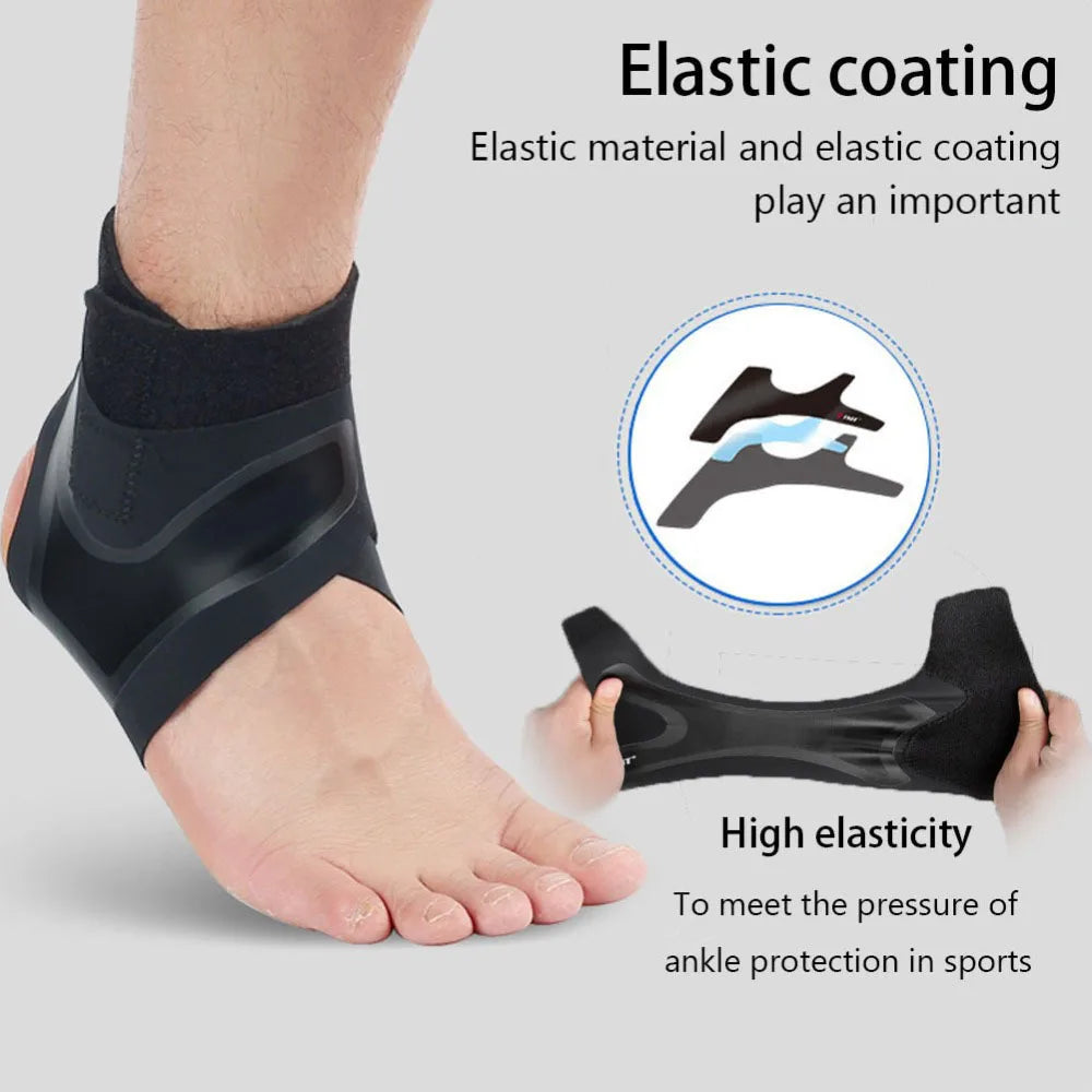 1PC Fitness Sports Ankle Brace Adjustable Compression Ankle Support Tendon Pain Relief Strap Foot Sprain Injury Wrap Basketball