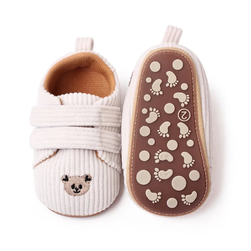 Spring and Autumn Style 0-1 Year Old Cartoon Casual Anti drop Baby Shoes Soft Sole Baby Girls Boys Walking Shoes