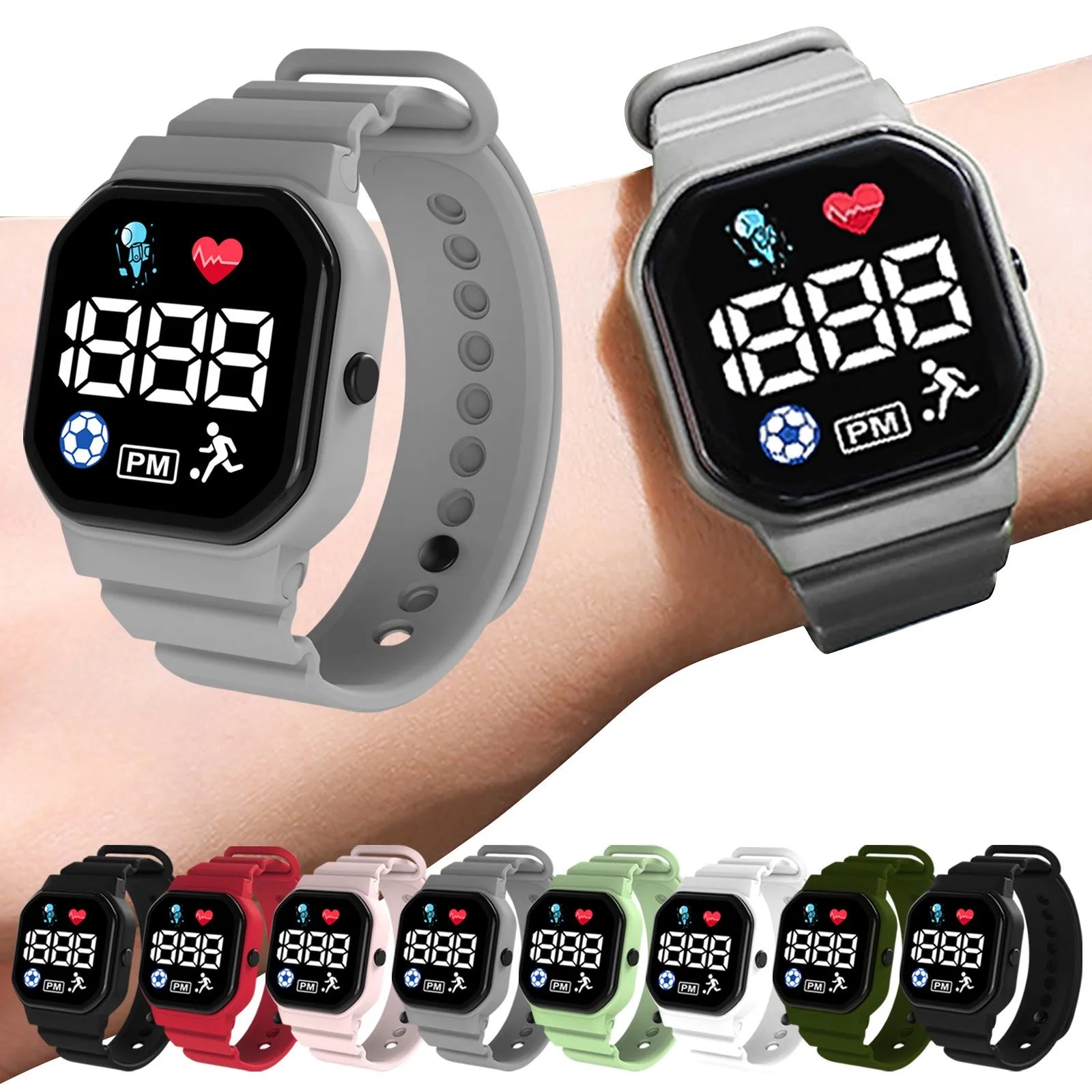 Kids Digital Watch Children's Watch Sports Electronic LED Waterproof Kids Watch Fashion Teen Boys Girls Smart Watches Montre