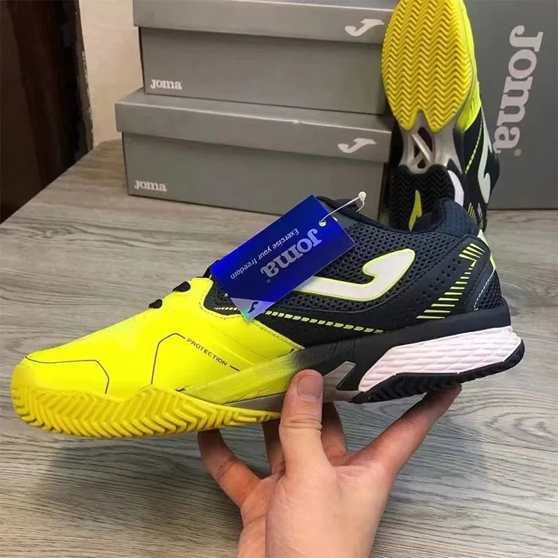 Professional Badminton Shoes For Mens Yellow Tennis Shoes Men Anti Slip Sport Shoes Man Luxury Brand Table Tennis Shoe Men