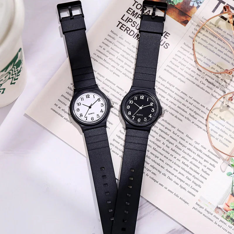 UTHAI C25 Children's Watch Primary/Secondary School Girls Simple Digital Clock Adjustable Women's Fashion Quartz Watches Gift