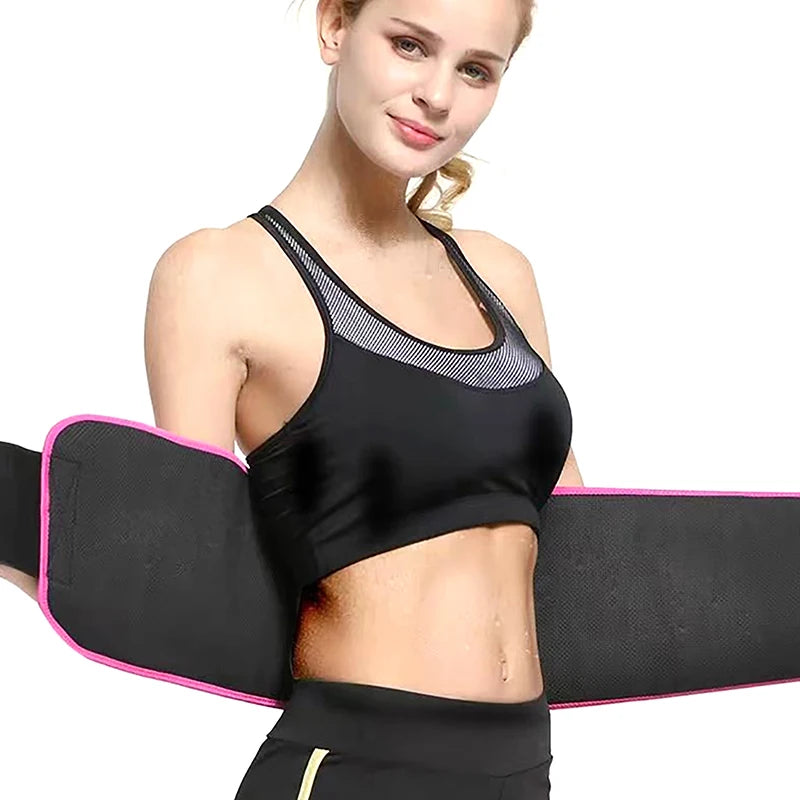 Bodybuilding Pilates Sweat Guard Sports Shapewear Waistband Fitness Stretch Belly Band Multi Function Yoga Girdle Waist Belt