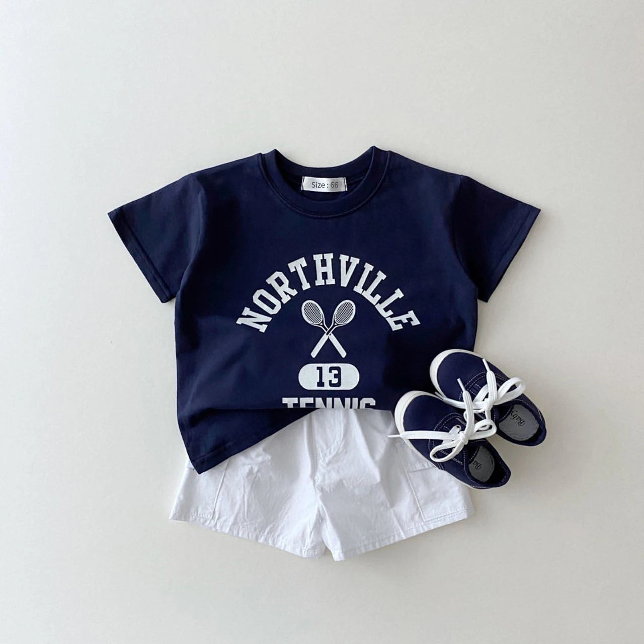 Kids Clothes Set Baby Boy Girl T-Shirt +Shorts Summer Clothing Cotton Children Smile Ice Cream Print  Newborn Baby Girl Clothes