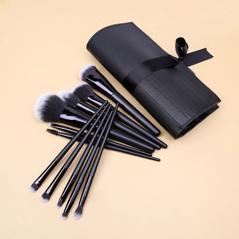 Zoreya 11Pcs Makeup Brushes Set Eyeshadow Eyebrow Brush   Beauty Make up Blending Tools Concealer Cosmetics Tool