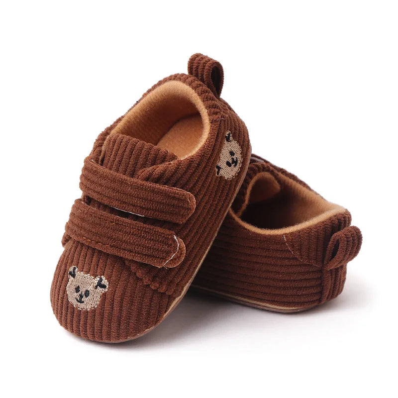 Spring and Autumn Style 0-1 Year Old Cartoon Casual Anti drop Baby Shoes Soft Sole Baby Girls Boys Walking Shoes