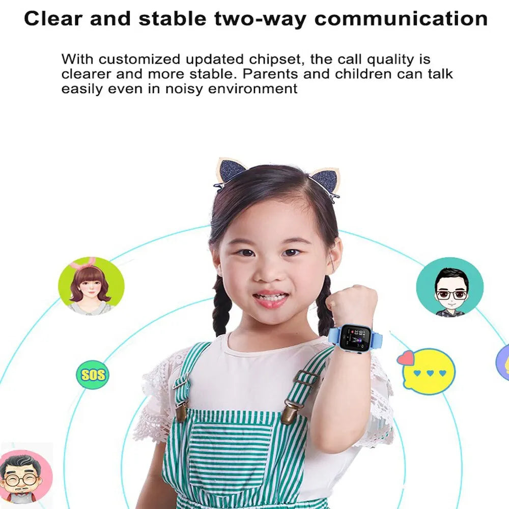 Smart Watch Kids LBS Location SOS Phone Call SIM Card Camera Photo Alarm Clock Children Electronic Watch Gift For Boy Girls Q15C