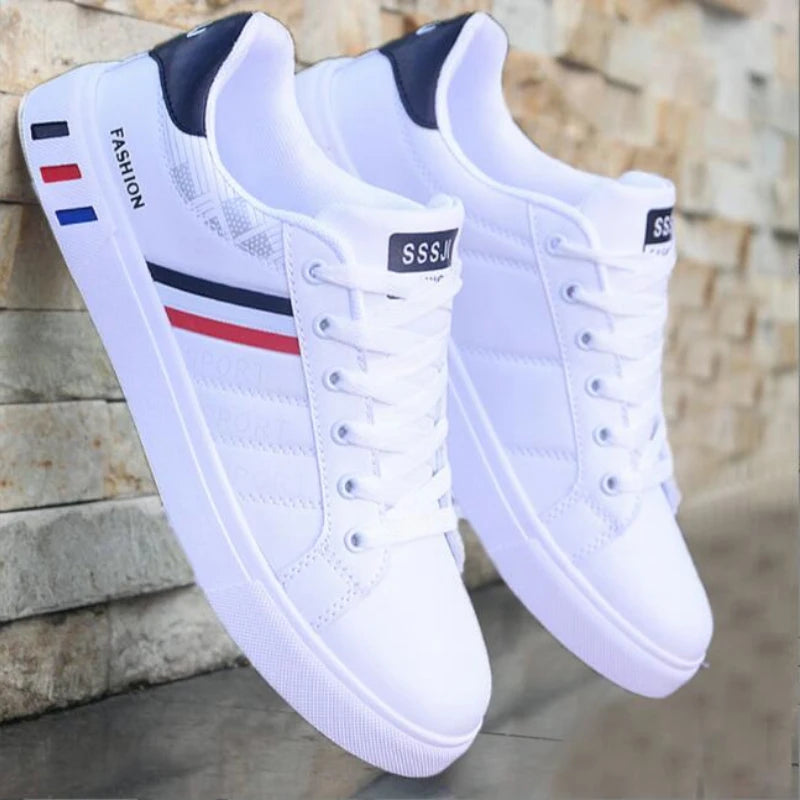 Shoes Men 2023 White Vulcanized Sneakers Boys Flat Comfortable Shoes Man Chaussure Homme Zapatillas Deporte Zapatillas Hombre