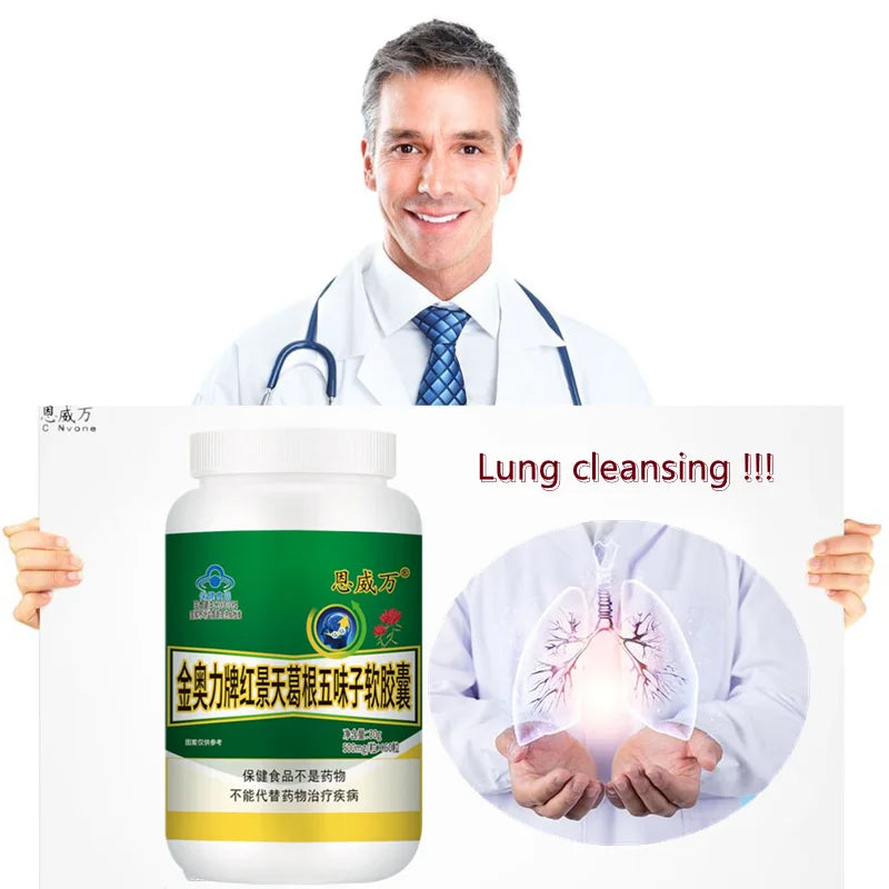 Lung Cleanse & Detox Capsule Quit Smoking Aid Helps to Clear Lungs & Stop Smoking for Altitude Sickness Relief For Lung Health