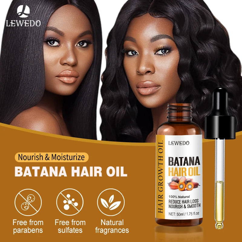 Natural 100% Pure Batana Oil For Hair Growth Batana Oil Butter Hair Mask From Honduras Hair Loss Treatment For Black Men & Women