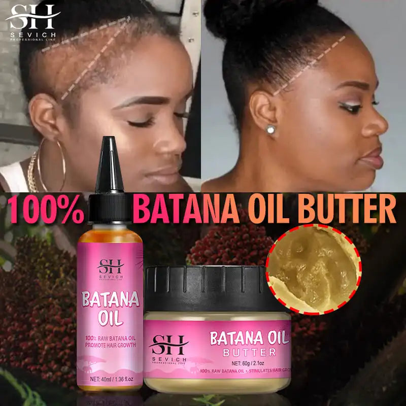 Natural 100% Pure Batana Oil For Hair Growth Batana Oil Butter Hair Mask From Honduras Hair Loss Treatment For Black Men & Women