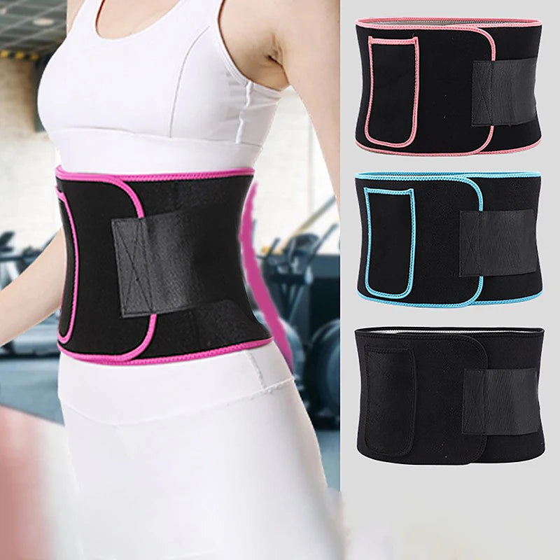 Bodybuilding Pilates Sweat Guard Sports Shapewear Waistband Fitness Stretch Belly Band Multi Function Yoga Girdle Waist Belt